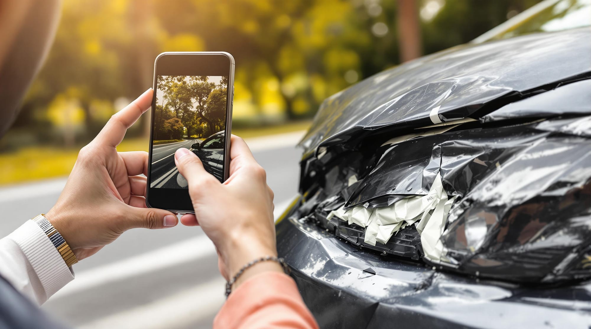 Welche Fotos braucht die Versicherung nach einem Unfall?