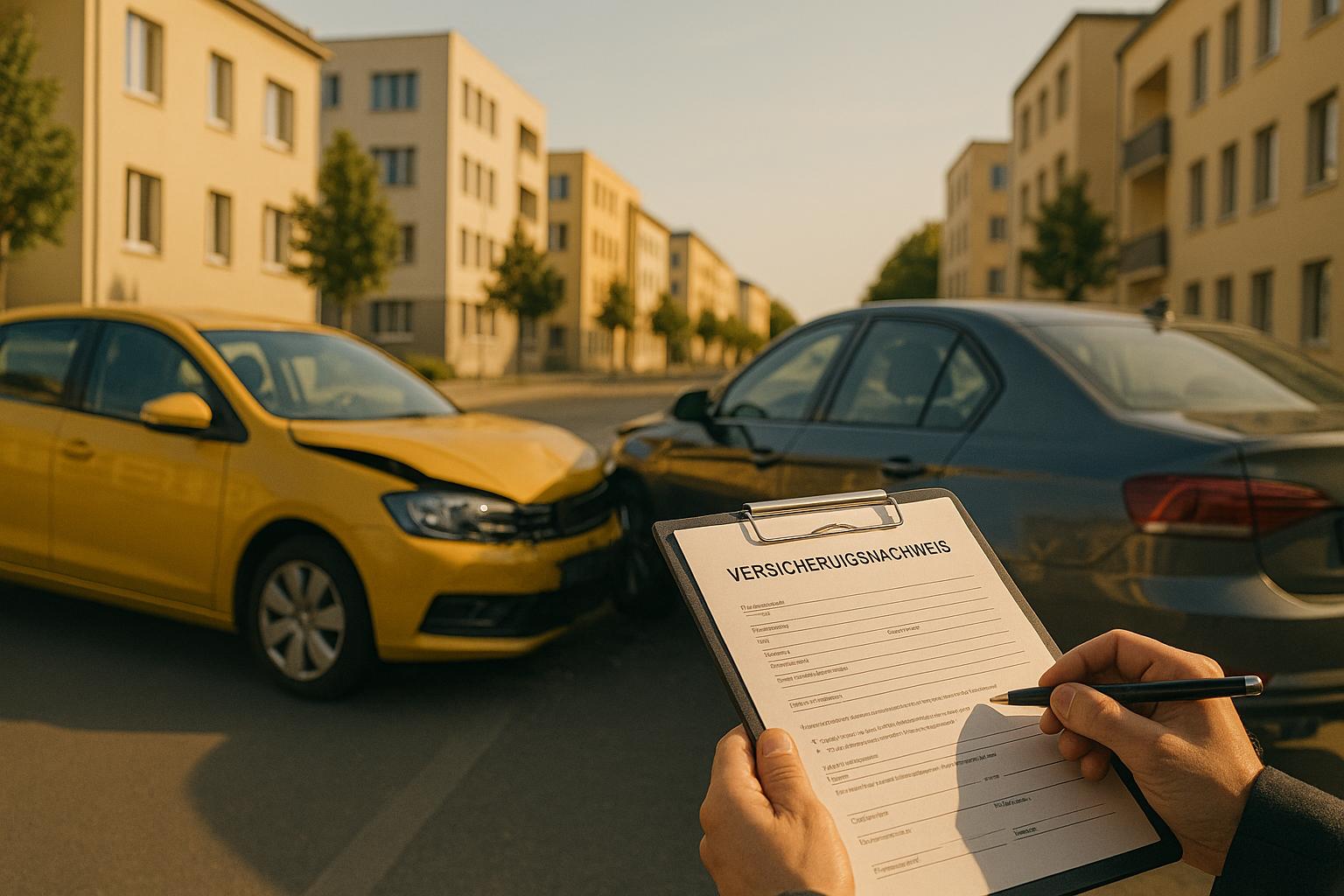 Versicherungsnachweis nach einem Unfall: Was ist wichtig?