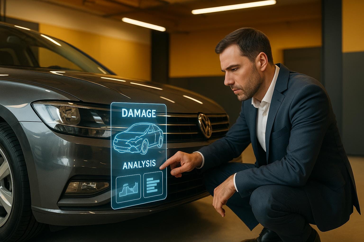 KI vs. Mensch: Wer bewertet Fahrzeugschäden besser?