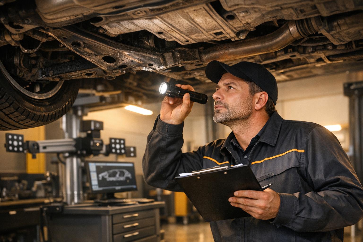 Wie erkennen Gutachter strukturelle Schäden an Fahrzeugen?
