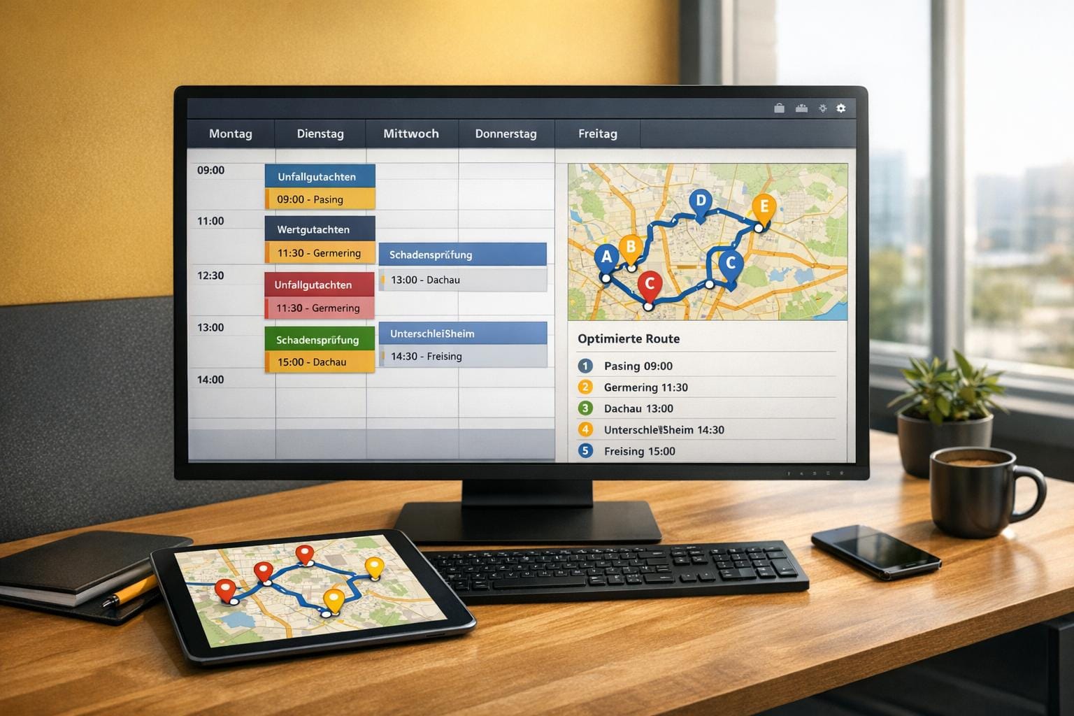 10 Vorteile dynamischer Einsatzplanung für Gutachter