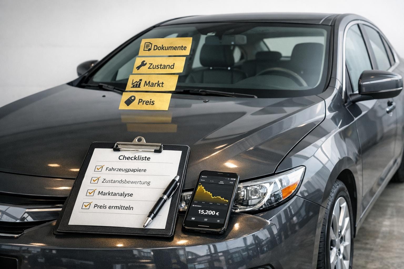 Checkliste: Fahrzeugwert vor dem Verkauf richtig einschätzen