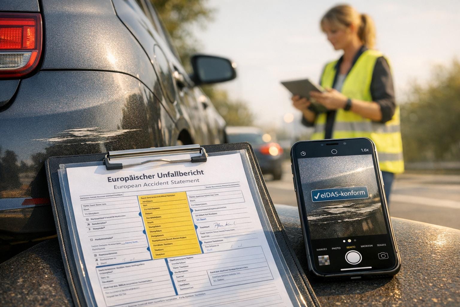 Leitfaden: Internationale Fahrzeugschadensberichte verstehen
