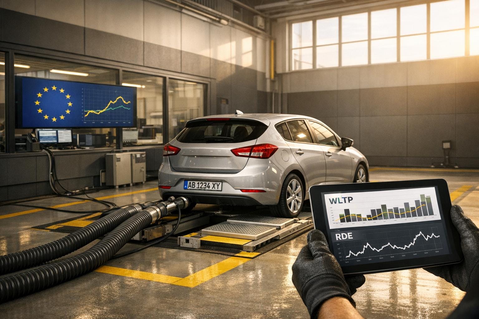 Wie beeinflusst die EU-Gesetzgebung Emissionstests?