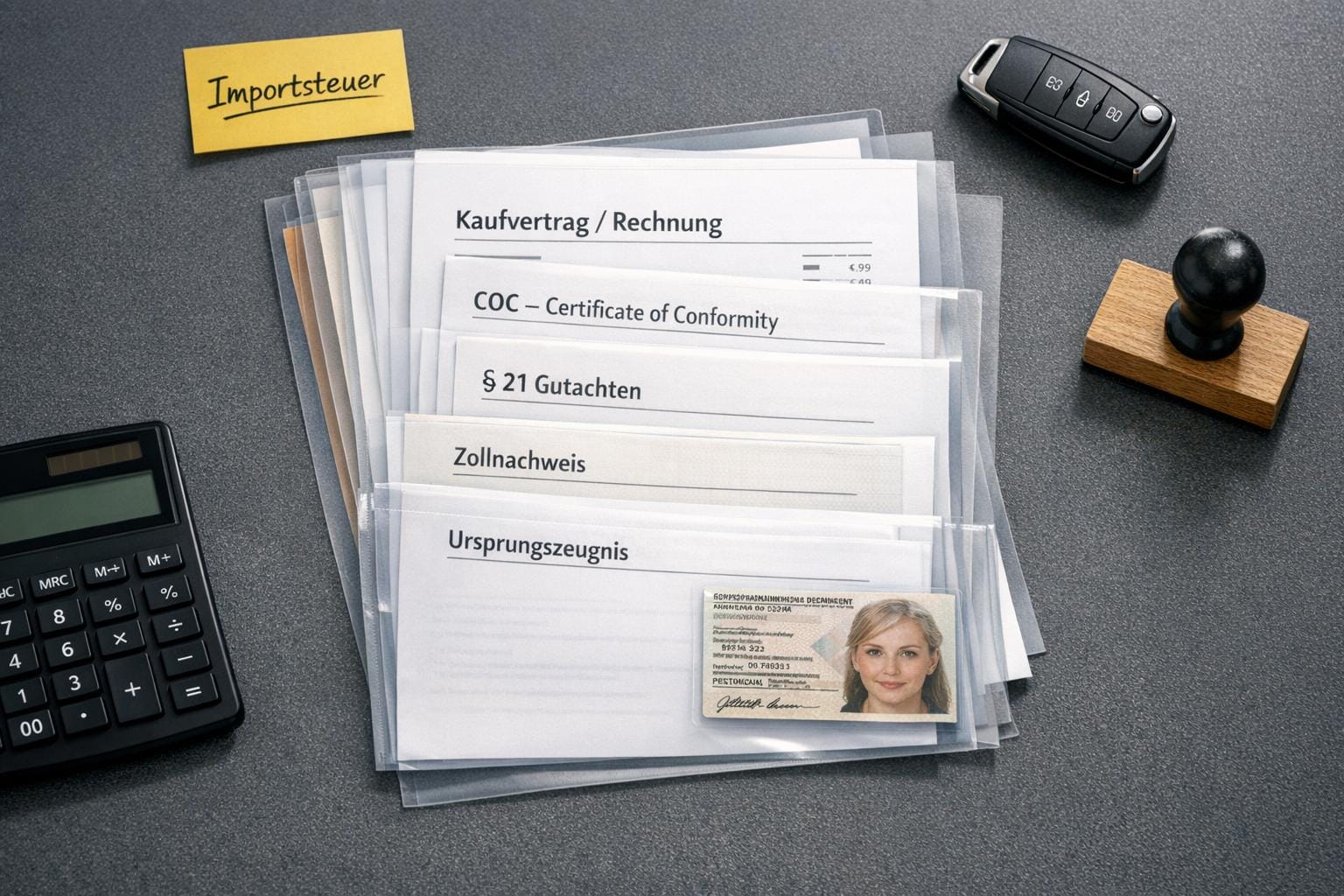 Welche Dokumente benötigt man für die Importsteuerberechnung?
