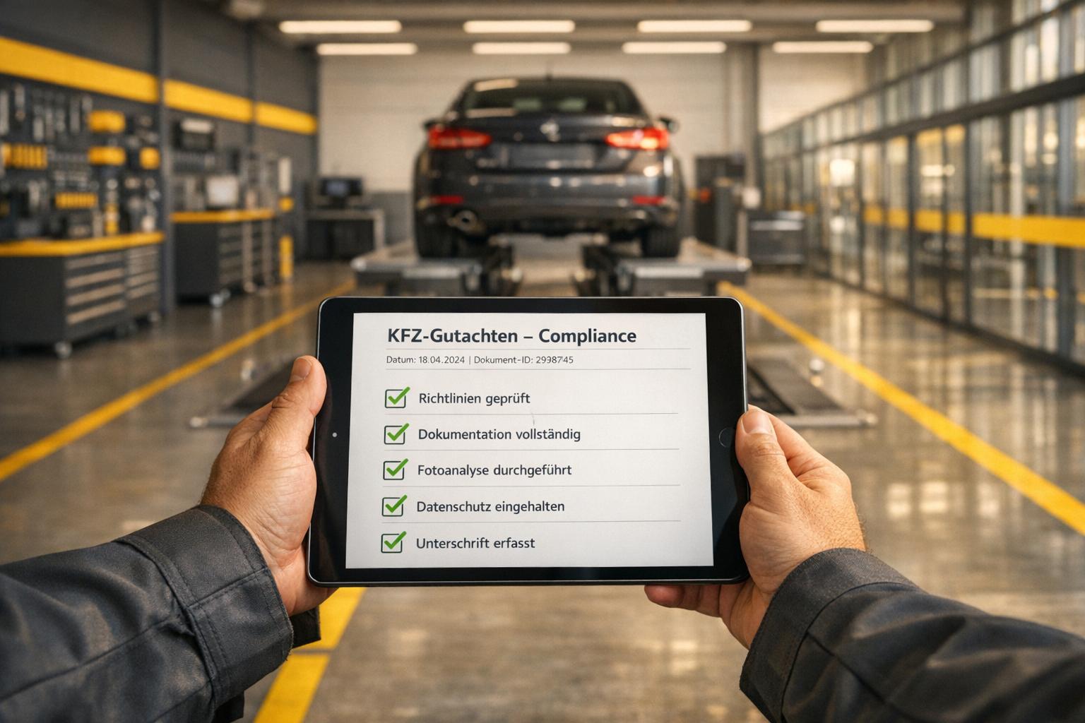 Top 5 Vorteile digitaler Compliance-Tools für KFZ-Gutachten