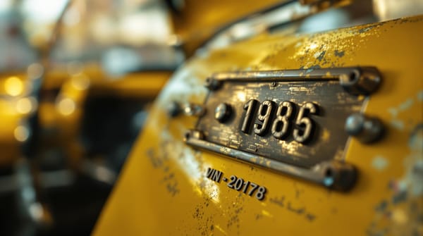 VIN-Nummer: der Schlüssel der Oldtimer-Historie