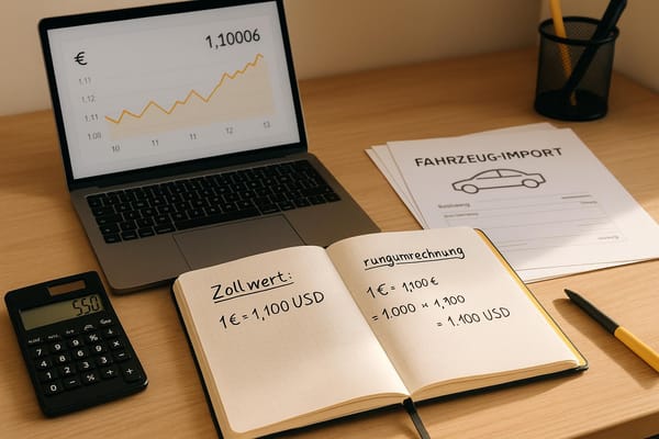 Schritt-für-Schritt-Anleitung: Währungsumrechnung für Zollwert