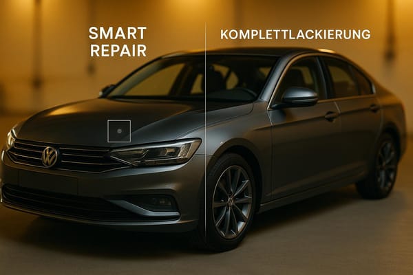 Smart Repair oder Komplettlackierung: Was ist günstiger?