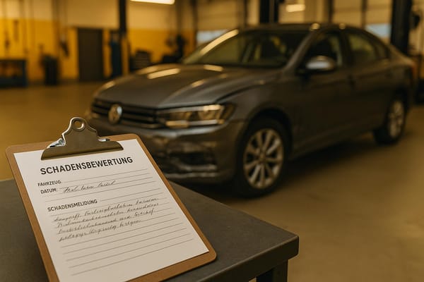 Was umfasst eine Schadensbewertung vor der Reparatur?