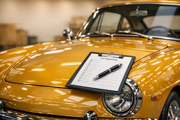 Checkliste für Oldtimer-Bewertungen