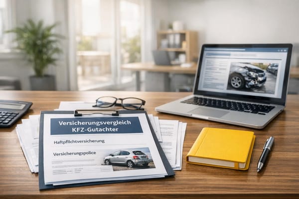 5 Haftpflichtversicherungen für KFZ-Gutachter im Vergleich