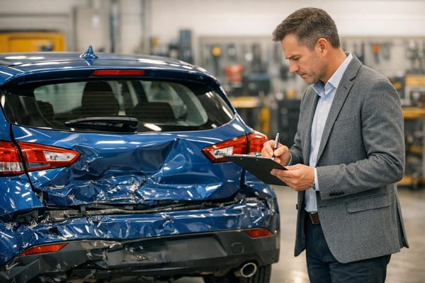 Wie wird der Schaden bei einem Auffahrunfall bewertet?