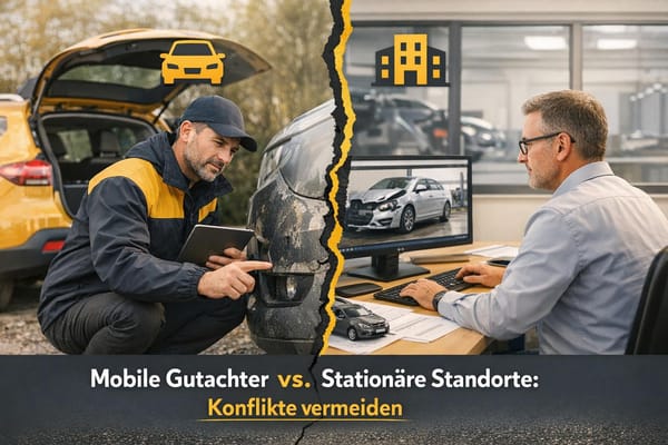 Mobile Gutachter vs. stationäre Standorte: Konflikte vermeiden