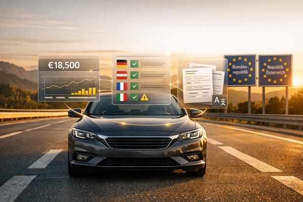 Herausforderungen bei grenzüberschreitenden KFZ-Bewertungen