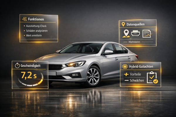 KI-Tools für Fahrzeugbewertungen: So funktioniert der Vergleich